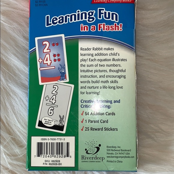 Level 4 reader set and math flash cards - Picture 2 of 7